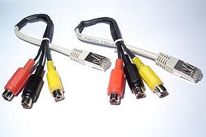 Adaptateur RJ45 - RCA - 130100